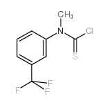 N-methyl-N-[3-(trifluoromethyl)phenyl]carbamothioyl chloride Structure