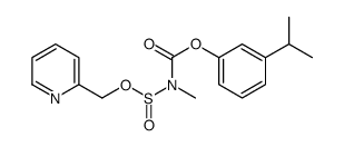 (3-propan-2-ylphenyl) N-methyl-N-(pyridin-2-ylmethoxysulfinyl)carbamate Structure