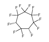 cis-1H,3H-dodecafluorocycloheptane Structure