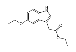 (5-ethoxy-indol-3-yl)-acetic acid ethyl ester结构式