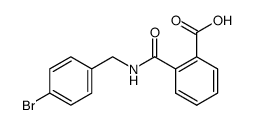 N-(4-bromo-benzyl)-phthalamic acid Structure