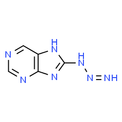 9H-Purine,8-(2-triazen-1-yl)- structure
