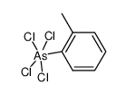 tetrachloro-o-tolyl-arsorane Structure