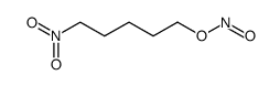 1-nitro-5-nitrosyloxy-pentane结构式