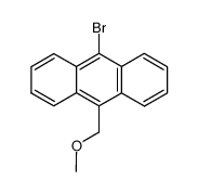 bromo-9 methoxymetyl-10 anthracene结构式