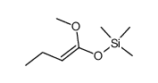 (E)-1-Methoxy-1-(trimethylsiloxy)buten结构式