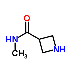 N-Methyl-3-azetidinecarboxamide Structure