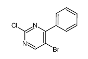 2-chloro-5-bromo-4-phenylpyrimidine结构式