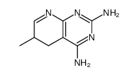 6-methyl-5,6-dihydropyrido[2,3-d]pyrimidine-2,4-diamine Structure