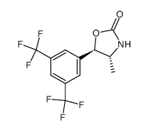 (4R,5R)-5-[3,5-bis(trifluoromethyl)phenyl]-4-methyl-1,3-oxazolidin-2-one图片