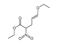 ethyl 5-ethoxy-2-nitropent-4-enoate结构式
