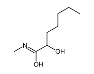 2-hydroxy-N-methylheptanamide Structure