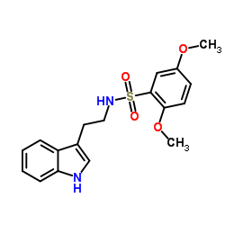 N-[2-(1H-Indol-3-yl)ethyl]-2,5-dimethoxybenzenesulfonamide结构式