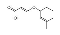 3-(3-methylcyclohex-2-en-1-yl)oxyprop-2-enoic acid Structure