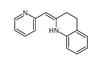 2-(pyridin-2-ylmethylidene)-3,4-dihydro-1H-quinoline结构式
