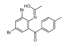 N-[2,4-dibromo-6-(4-methylbenzoyl)phenyl]acetamide结构式