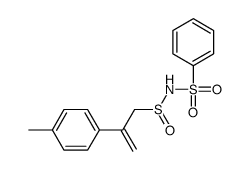 N-[2-(4-methylphenyl)prop-2-enylsulfinyl]benzenesulfonamide结构式