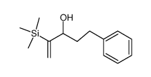 5-phenyl-2-(trimethylsilyl)pent-1-en-3-ol结构式