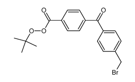 tert-butyl 4-(4'-bromomethylbenzoyl)perbenzoate结构式