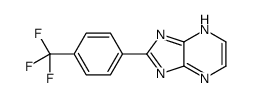 2-[4-(trifluoromethyl)phenyl]-1H-imidazo[4,5-b]pyrazine结构式