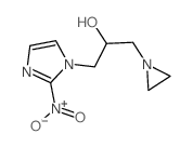 1H-Imidazole-1-ethanol,a-(1-aziridinylmethyl)-2-nitro-结构式