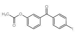 3-ACETOXY-4'-IODOBENZOPHENONE结构式