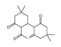 2-(2-acetyl-5,5-dimethyl-3-oxocyclohexyl)-5,5-dimethylcyclohexane-1,3-dione结构式