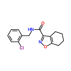 N-(2-Chlorobenzyl)-4,5,6,7-tetrahydro-1,2-benzoxazole-3-carboxamide Structure