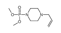 1-dimethoxyphosphoryl-4-prop-2-enylpiperazine Structure