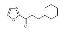 2-(3-CYCLOHEXYLPROPIONYL)OXAZOLE structure