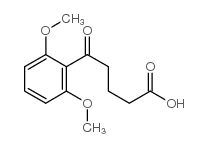 5-(2,6-DIMETHOXYPHENYL)-5-OXOVALERIC ACID structure