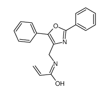 N-[(2,5-diphenyl-1,3-oxazol-4-yl)methyl]prop-2-enamide Structure