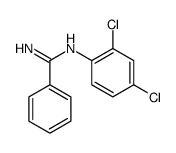 N'-(2,4-dichlorophenyl)benzenecarboximidamide结构式