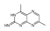 Pteridine, 2-amino-4,7-dimethyl- (7CI) Structure