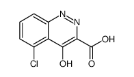 3-Cinnolinecarboxylic acid, 5-chloro-4-hydroxy Structure