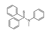 Phosphinothioic amide, N-methyl-N,P,P-triphenyl结构式