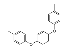 1-methyl-4-[4-(4-methylphenoxy)cyclohex-2-en-1-yl]oxybenzene Structure