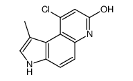 9-chloro-1-methyl-3,6-dihydropyrrolo[3,2-f]quinolin-7-one结构式