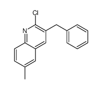 3-benzyl-2-chloro-6-methylquinoline Structure