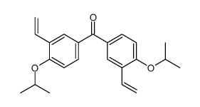 bis(3-ethenyl-4-propan-2-yloxyphenyl)methanone Structure