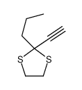 2-ethynyl-2-propyl-1,3-dithiolane Structure