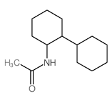 N-(2-cyclohexylcyclohexyl)acetamide structure