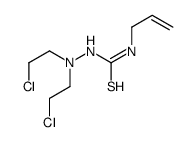 1-[bis(2-chloroethyl)amino]-3-prop-2-enylthiourea Structure