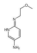 N2-(2-Methoxyethyl)-2,5-pyridinediamine structure