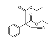 diethyl 2-(cyanomethyl)-2-phenylMalonate结构式