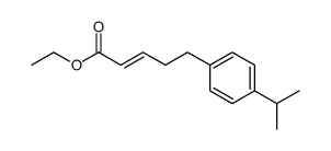 ethyl 5-(4'-isopropylphenyl)-2E-pentenoate Structure