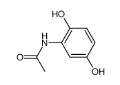 N-(2,5-二羟基苯基)乙酰胺结构式