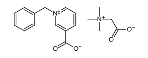 1-benzyl-3-carboxylatopyridinium, compound with (carboxylatomethyl)trimethylammonium (1:1) structure