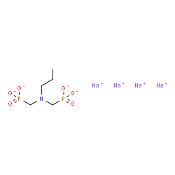 [(propylimino)bis(methylene)]bisphosphonic acid, sodium salt结构式