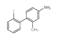 2'-Fluoro-2-methyl[1,1'-biphenyl]-4-amine结构式